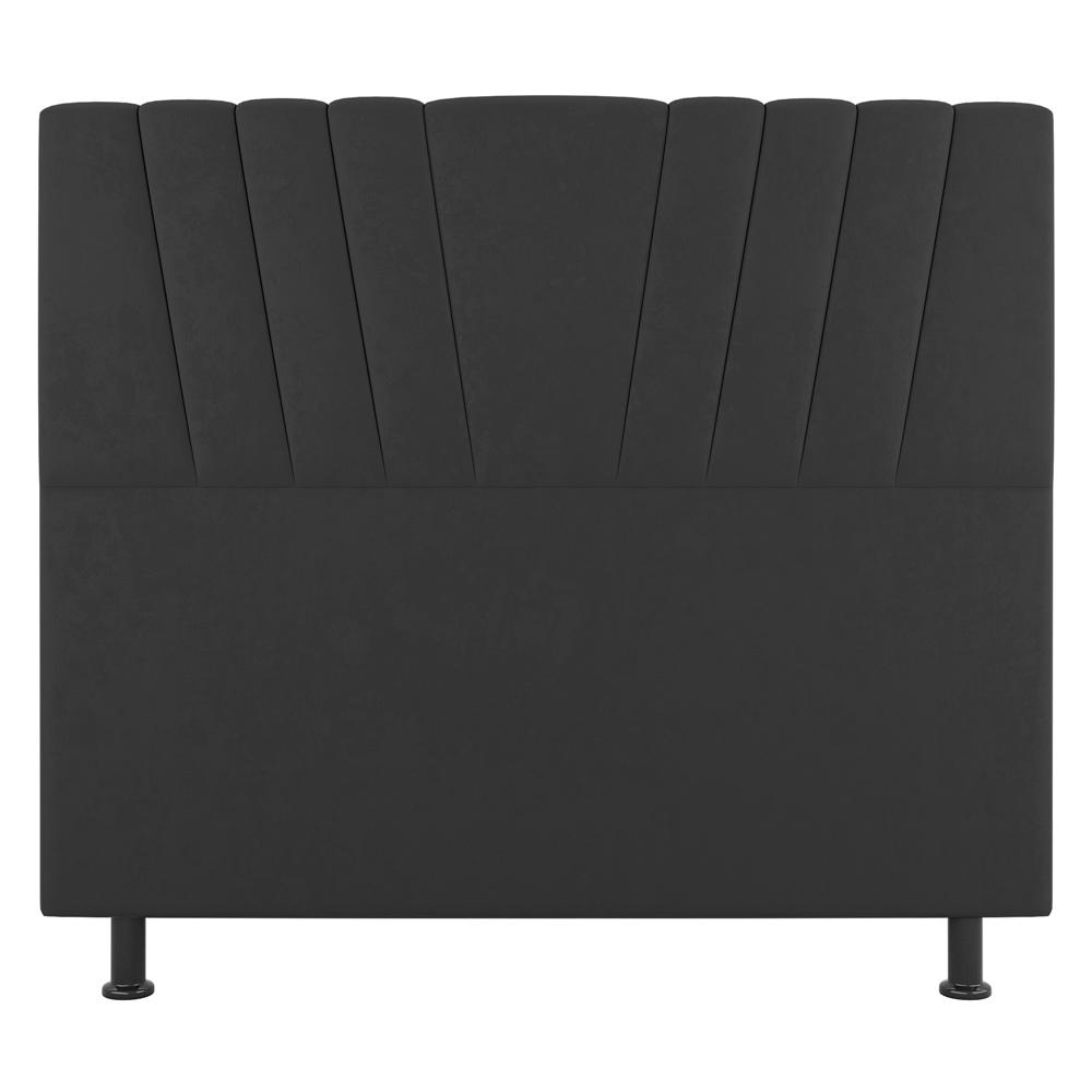 Cabeceira Cama Box Casal Queen Size Dublin 160cm Linho Cinza - Desk Design
