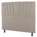 Cabeceira Cama Box Casal Queen Size Dublin 160cm Suede Bege - Desk Design