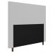 Cabeceira Cama Box Casal Queen Size Ferrara 160cm Corano Branco - Desk Design