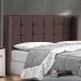 Cabeceira Cama Box Casal Queen Size Gioconda 160cm Com Frame Suede Marrom - Desk Design