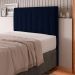 Cabeceira Cama Box Casal Queen Size Itália 160cm Veludo Azul Marinho - Desk Design
