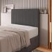 Cabeceira Cama Box Casal Queen Size Ivana 160cm Linho Cinza - Desk Design