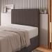 Cabeceira Cama Box Casal Queen Size Ivana 160cm Linho Marrom - Desk Design