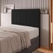 Cabeceira Cama Box Casal Queen Size Ivana 160cm Linho Preto - Desk Design