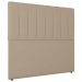 Cabeceira Cama Box Casal Queen Size Ivana 160cm Sintético Bege - Desk Design