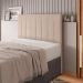Cabeceira Cama Box Casal Queen Size Ivana 160cm Veludo Bege - Desk Design