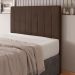 Cabeceira Cama Box Casal Queen Size Ivana 160cm Veludo Marrom - Desk Design
