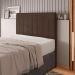 Cabeceira Cama Box Casal Queen Size Ivana 160cm Veludo Marrom - Desk Design