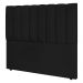 Cabeceira Cama Box Casal Queen Size Kharla 160cm Veludo Preto - Desk Design