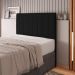 Cabeceira Cama Box Casal Queen Size Kharla 160cm Veludo Preto - Desk Design