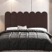 Cabeceira Cama Box Casal Queen Size Lana 160cm Linho Marrom - Desk Design