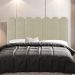 Cabeceira Cama Box Casal Queen Size Lana 160cm Sintético Bege - Desk Design