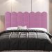 Cabeceira Cama Box Casal Queen Size Lana 160cm Suede Rosa - Desk Design