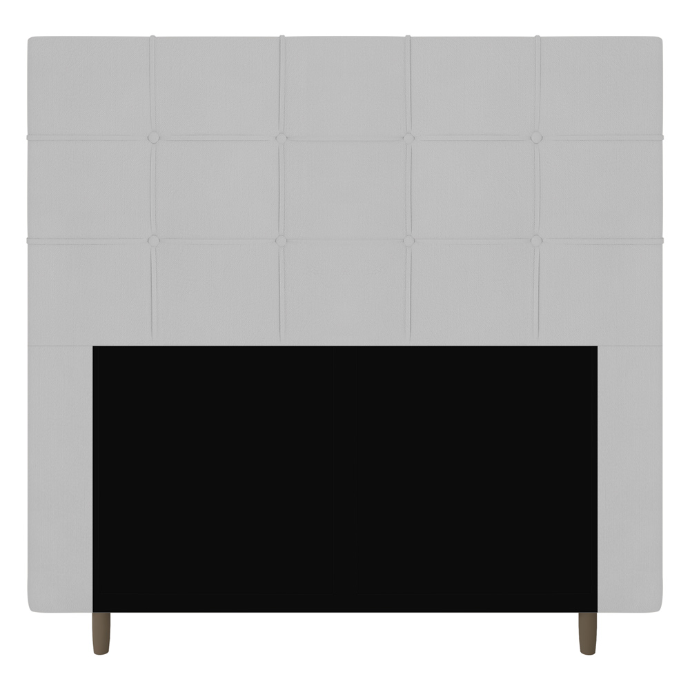 Cabeceira Cama Box Casal Queen Size Leiria 160cm Corano Branco - Desk Design
