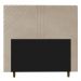 Cabeceira Cama Box Casal Queen Size Lisboa 160cm Suede Bege - Desk Design