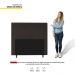 Cabeceira Cama Box Casal Queen Size Lisboa 160cm Suede Marrom - Desk Design
