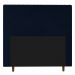 Cabeceira Cama Box Casal Queen Size Lisboa 160cm Veludo Azul Marinho - Desk Design