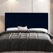 Cabeceira Cama Box Casal Queen Size Lisboa 160cm Veludo Azul Marinho - Desk Design