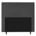 Cabeceira Cama Box Casal Queen Size Lisboa 160cm Veludo Cinza - Desk Design