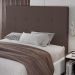 Cabeceira Cama Box Casal Queen Size Luana 160cm Linho Marrom - Desk Design