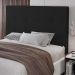 Cabeceira Cama Box Casal Queen Size Luana 160cm Linho Preto - Desk Design