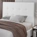 Cabeceira Cama Box Casal Queen Size Luana 160cm Sintético Branco - Desk Design