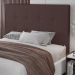 Cabeceira Cama Box Casal Queen Size Luana 160cm Sintético Marrom - Desk Design