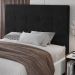 Cabeceira Cama Box Casal Queen Size Luana 160cm Veludo Preto - Desk Design