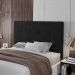 Cabeceira Cama Box Casal Queen Size Luana 160cm Veludo Preto - Desk Design