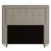Cabeceira Cama Box Casal Queen Size Luxor 160cm com Tachas e Frame Corano Bege - Desk Design