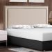 Cabeceira Cama Box Casal Queen Size Maísa 160cm Com Frame Linho Bege - Desk Design