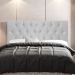 Cabeceira Cama Box Casal Queen Size Madrid 160cm Corano Branco - Desk Design