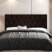 Cabeceira Cama Box Casal Queen Size Madrid 160cm Corano Marrom - Desk Design
