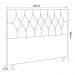 Cabeceira Cama Box Casal Queen Size Madrid 160cm Corano Marrom - Desk Design