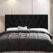 Cabeceira Cama Box Casal Queen Size Madrid 160cm Corano Preto - Desk Design