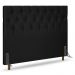 Cabeceira Cama Box Casal Queen Size Madrid 160cm Corano Preto - Desk Design
