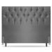 Cabeceira Cama Box Casal Queen Size Madrid 160cm Suede Cinza - Desk Design