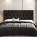 Cabeceira Cama Box Casal Queen Size Madrid 160cm Suede Marrom - Desk Design