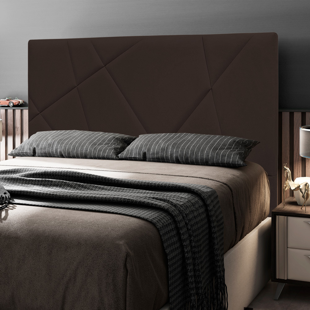 Cabeceira Cama Box Casal Queen Size Mali 160cm Corano Marrom - Desk Design