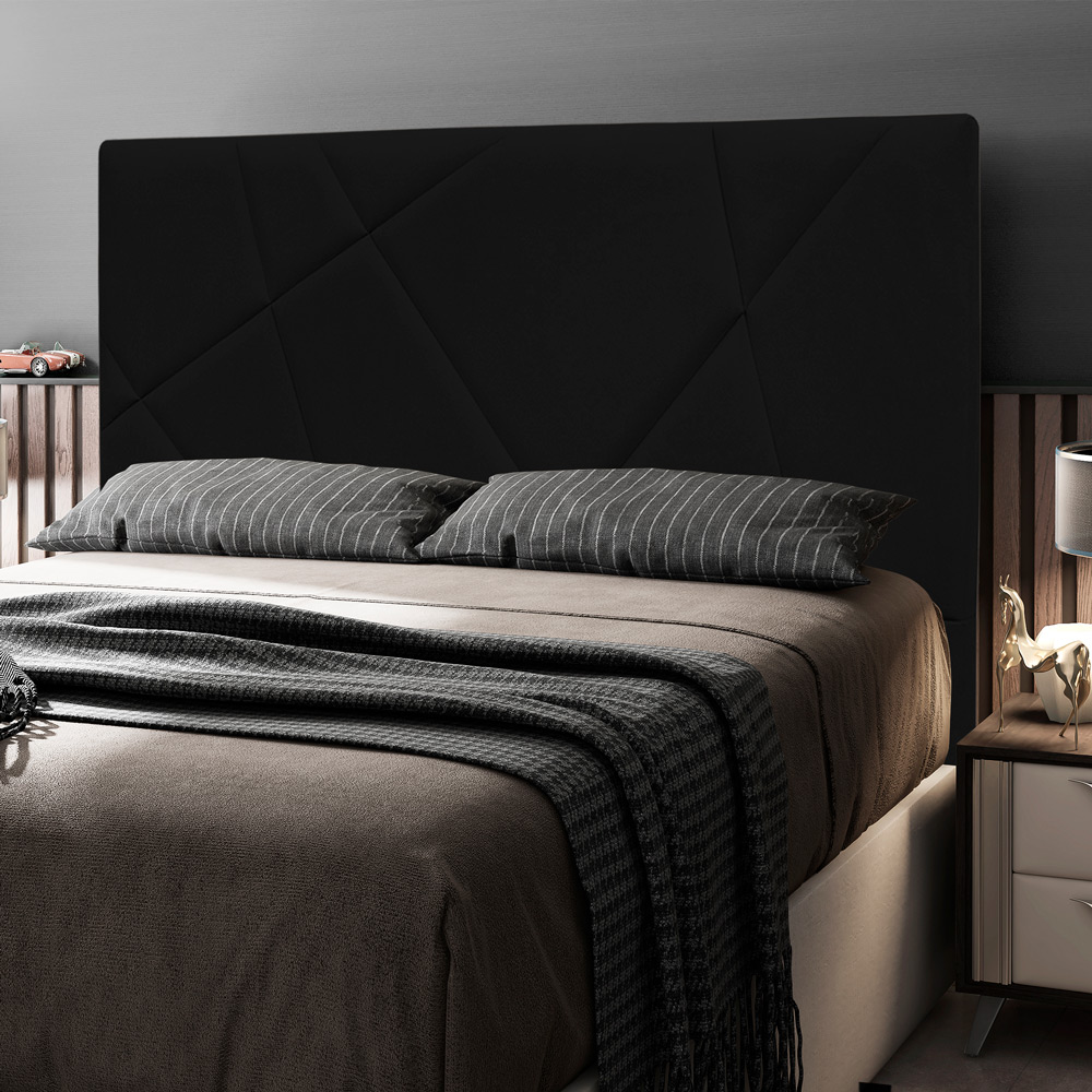 Cabeceira Cama Box Casal Queen Size Mali 160cm Corano Preto - Desk Design
