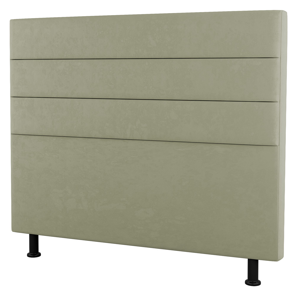 Cabeceira Cama Box Casal Queen Size Malik 160cm Sintético Bege - Desk Design