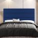 Cabeceira Cama Box Casal Queen Size Malik 160cm Suede Azul Marinho - Desk Design