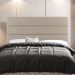 Cabeceira Cama Box Casal Queen Size Malik 160cm Suede Bege - Desk Design