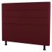 Cabeceira Cama Box Casal Queen Size Malik 160cm Suede Bordô - Desk Design