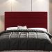 Cabeceira Cama Box Casal Queen Size Malik 160cm Suede Bordô - Desk Design