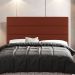 Cabeceira Cama Box Casal Queen Size Malik 160cm Suede Terracota - Desk Design