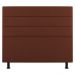 Cabeceira Cama Box Casal Queen Size Malik 160cm Suede Terracota - Desk Design