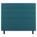 Cabeceira Cama Box Casal Queen Size Malik 160cm Suede Turquesa - Desk Design