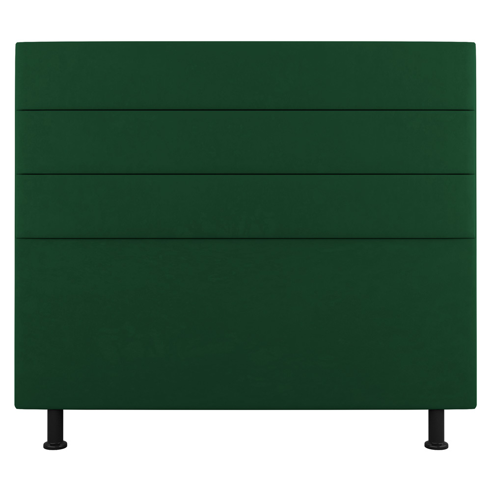 Cabeceira Cama Box Casal Queen Size Malik 160cm Suede Verde - Desk Design
