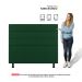 Cabeceira Cama Box Casal Queen Size Malik 160cm Suede Verde - Desk Design